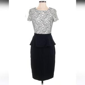 Alex Marie Zoey Dress Spring Awakening NWT size 10 Upper Lace With Peplum Waist